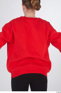 Selin dressed red hoodie sports upper body 0005.jpg